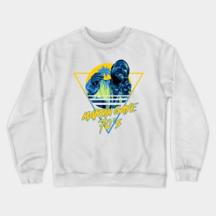 Marvin Retro 70'S Light Blue Crewneck Sweatshirt